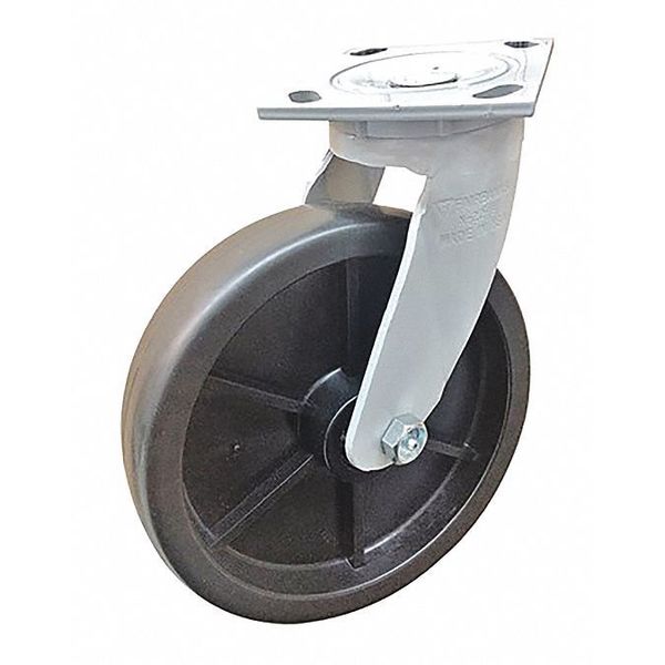 Fairbanks Casters, Polyolefin Swivel, 8" N22-8-PDR