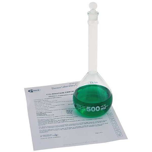 United Volumetric Flask, Class A, w/Stopper, 20 mL FG5639-20