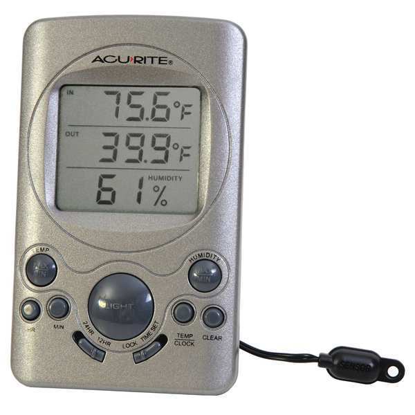 Acurite Digital Thermometer, 4-1/2" H, 2-1/2" W 00219CA1
