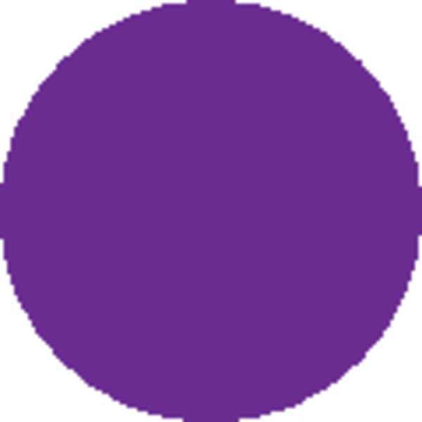 Labelmaster Circle Labels Blank, 2", Purple, Pk500 B2PR