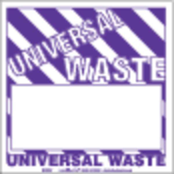 Labelmaster Universal Waste Label Unruld Vinyl, Pk100 UWM5V