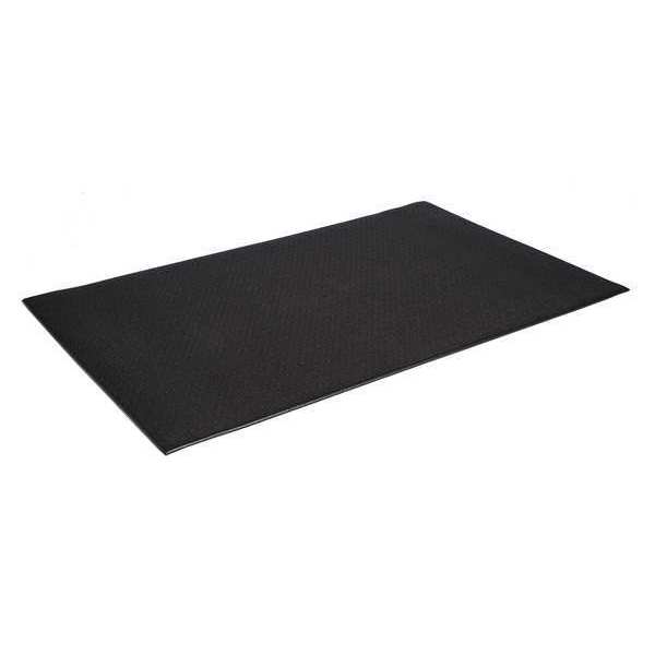 Crown Matting Technologies Antifatigue Pebble Mat, Black, 3 ft. L x T6 P023BK