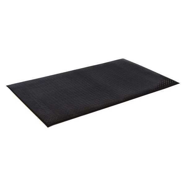 Crown Matting Technologies Antifatigue Comfort Mat, Black, 3 ft. L x WB 0023KD