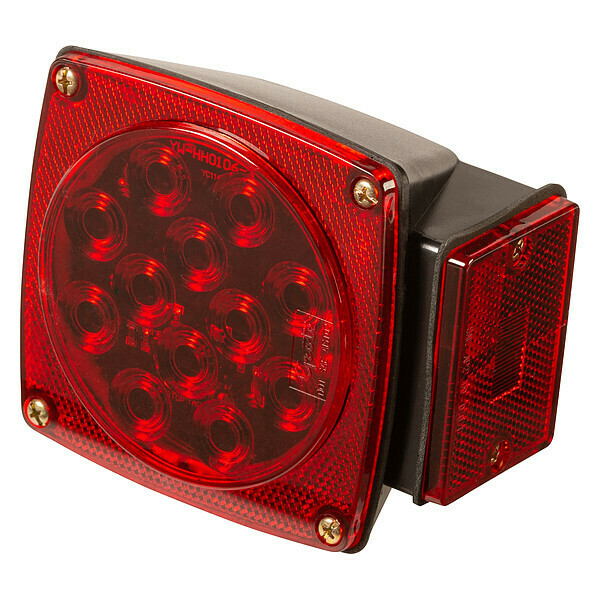 Grote Stop/Tail/Turn Light, LED Lamp, Red, 12VDC 51982