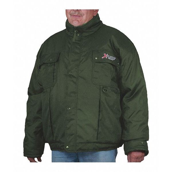 Polar Plus Insulated Heavy Duty Jacket, Green, 2XL 34020G-2XL | Zoro