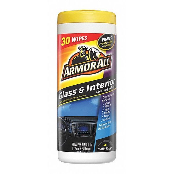 Armor All Glass/Interior Wipes, 30 Count 18501