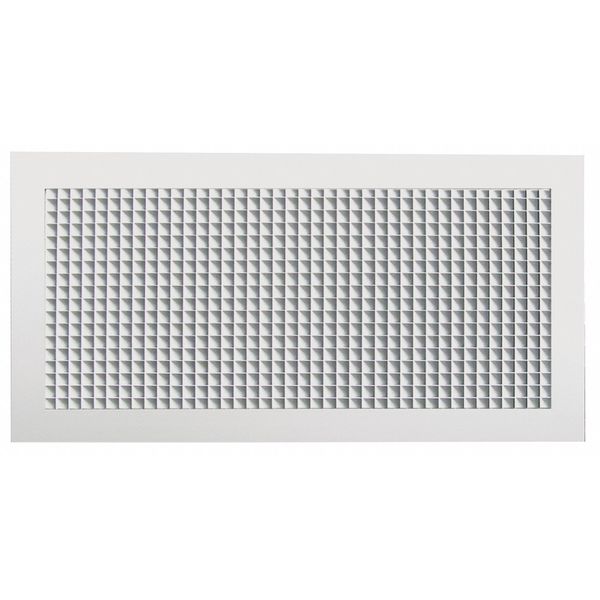 American Louver Return Air Grille, 23.75 X 11.75, Powder Coated, Aluminum SG-10x22-RTW-4PK