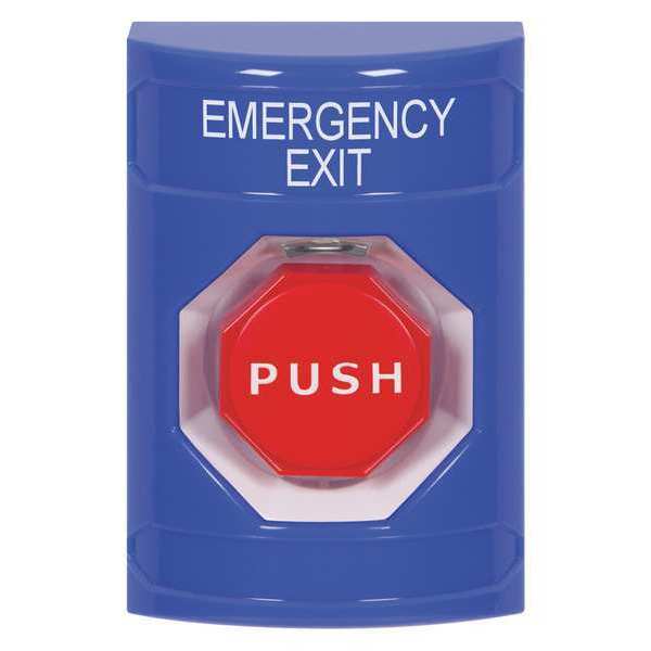 Safety Technology International Emergency Exit Push Button, Blue Color SS2405EX-EN