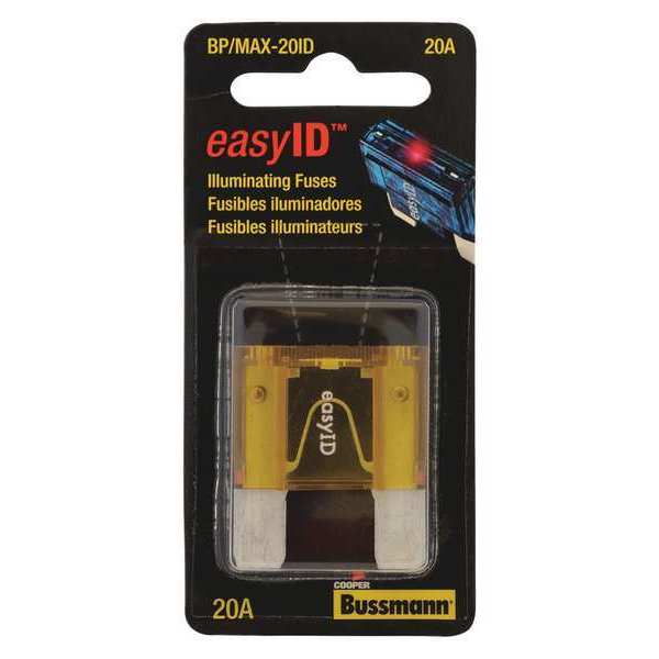 Eaton Bussmann Automotive Fuse, MAX-ID Series, 20A, 32V DC, Indicating BP/MAX-20ID