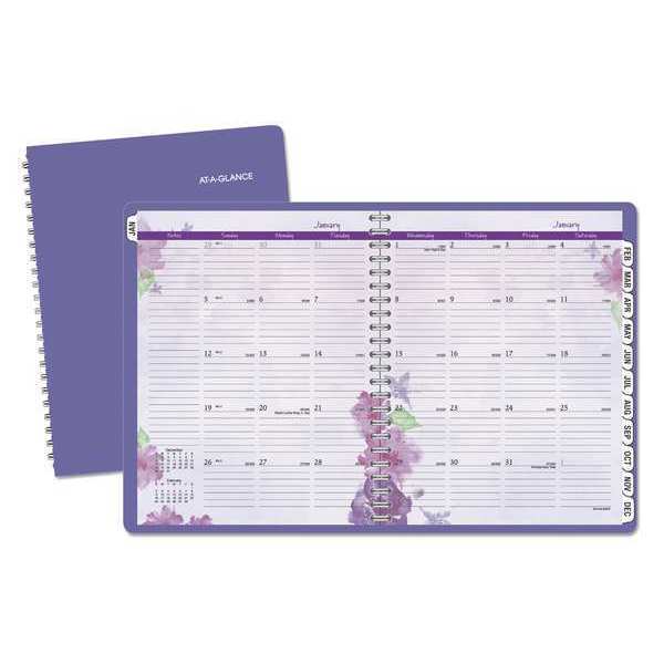 At-A-Glance Planner, 8-1/2 x 11", Simulated Leather 938P900