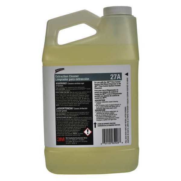 3M Carpet Extraction Cleaner, 0.5 gal. Jug 27A