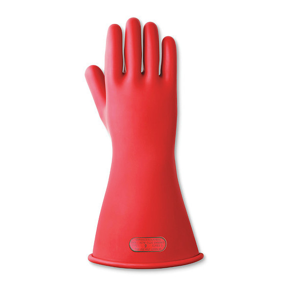 Ansell Electrical Gloves, Red, Size 10, 14" L, PR CLASS 0 R 14
