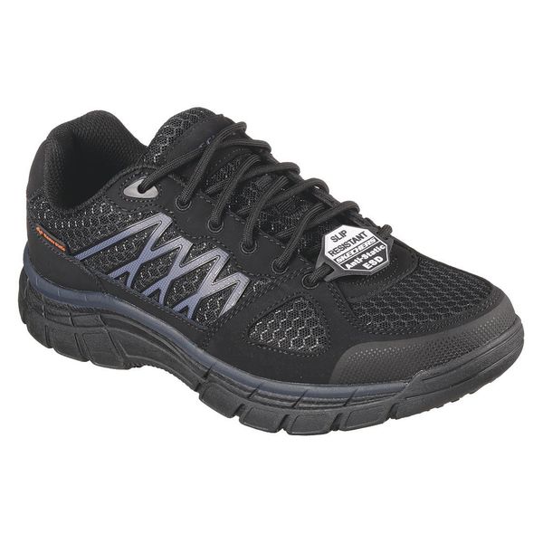 Skechers Athletic Shoes, 7, EE, Black, Plain, PR 77084W -BLK 7