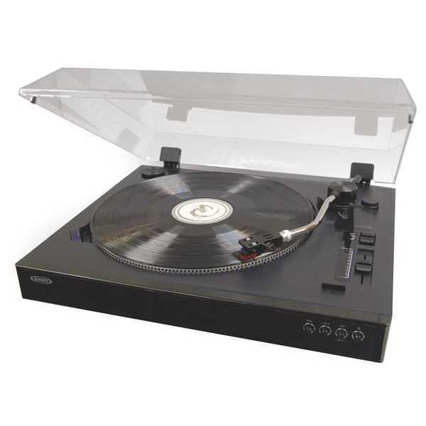 Jensen Audio 3-Speed Professional Turntable with Speed Adjustment JTA-470