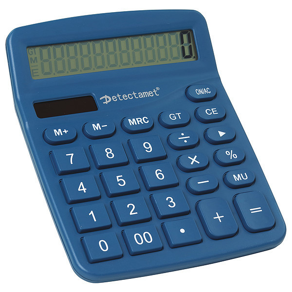 Detectamet Detectable Calculator, Portable, LCD, 8 Digits, 4-1/3"L 202S-P01