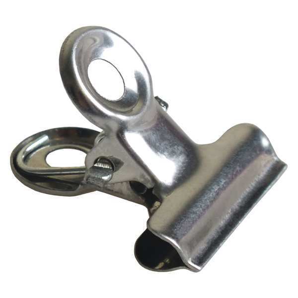 Detectamet Bulldog Clip, Size 5-45/64", Silver, PK5 309-S393-P32