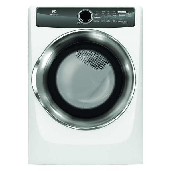 Electrolux Dryer, 27" W, Power Source Gas, White EFMG527UIW