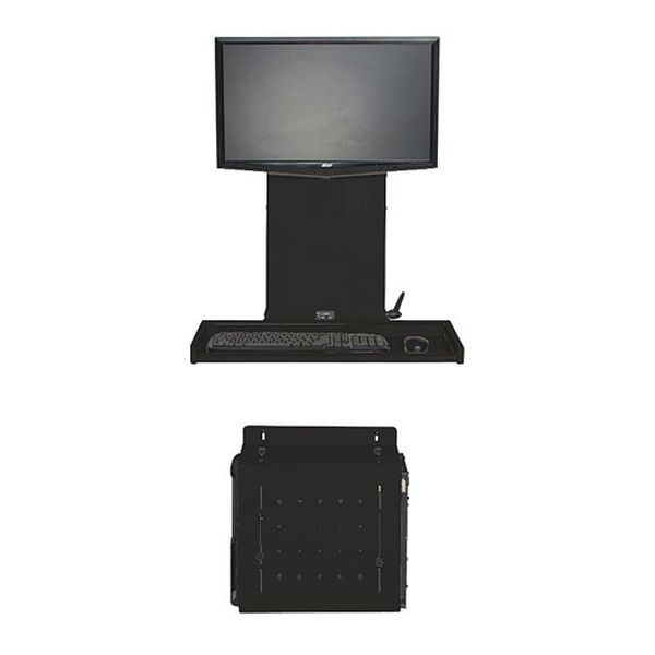 Versa Products Ultra Flat Computer Station, use with Monitors, CPUs, Keybord Trays VT3070000-00-01