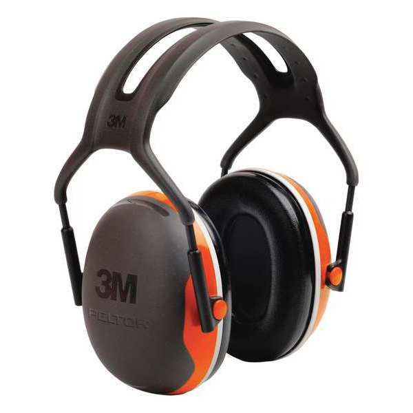 3M Over-the-Head Ear Muffs, 27 dB, Peltor X4, Orange X4A