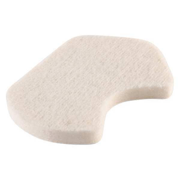 Steins Adhesive Felt Pads, 1/4" W, 5" L, PK100 765-2591-0000