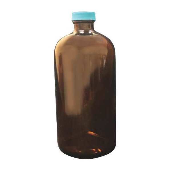 Lab Safety Supply Bottle, Narrow Mouth, 94mm H, 2 oz., PK24 52JZ33 