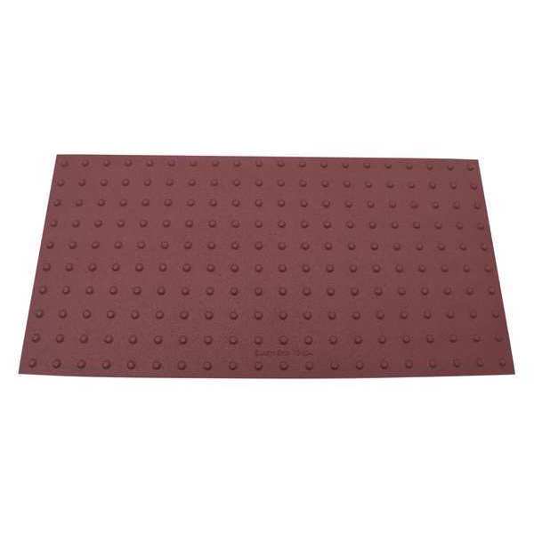 Safetysteptd ADA Warning Pad, Red, Flexible Cement SSTDPB2X423503