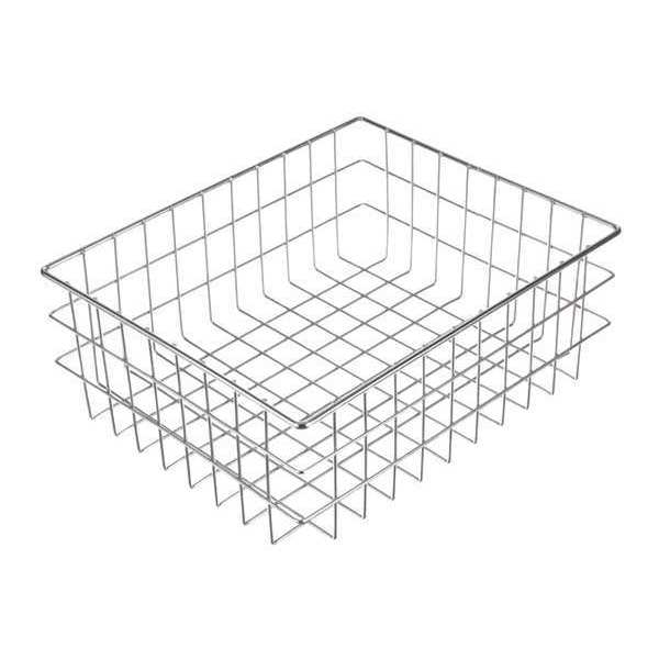 Marlin Steel Wire Products Silver Rectangular Storage Basket, Steel 00279001-12