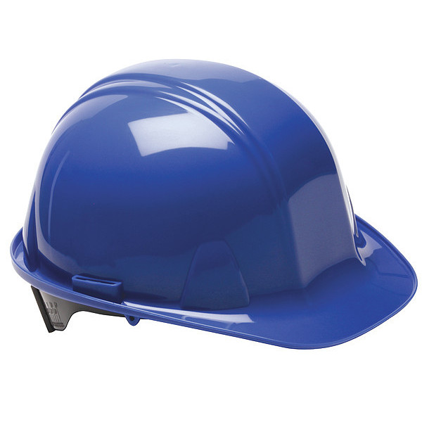 Condor Front Brim Hard Hat, Type 1, Class E, Ratchet (4-Point), Blue 52LD02