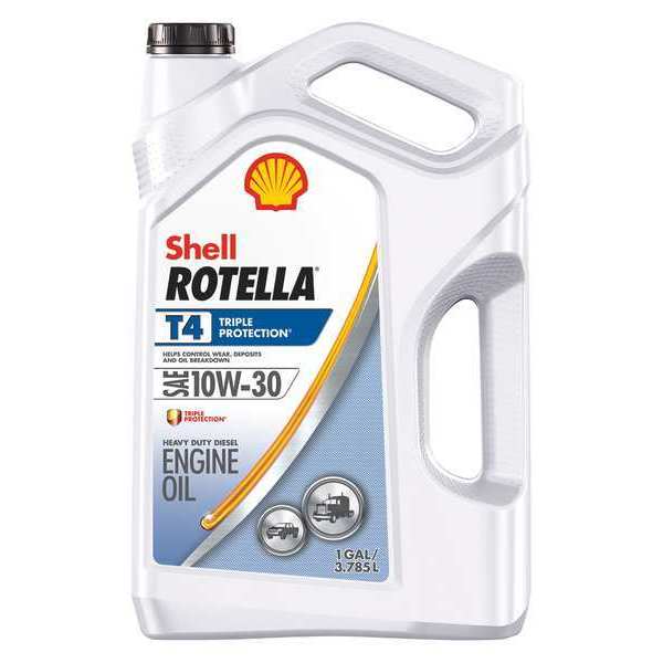 Rotella Motor Oil, Conventional, 10W-30, Bottle, 1 Gal. 550045144