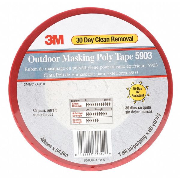 3M Masking Tape, Red, 59 yd. 5903