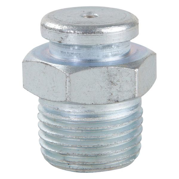 Westward Grease Fitting, 45 Deg., Stl, 61/64" L, PK10 52NZ87