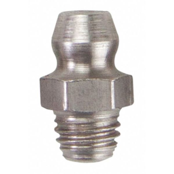 Westward Fitting, Straight, 1/4"-28 Thrd Size, PK10 52NZ73