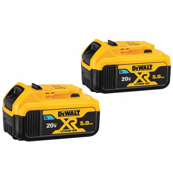 Dewalt 20.0V Li-Ion Battery, 5.0Ah Capacity (2 Pack) DCB205BT-2