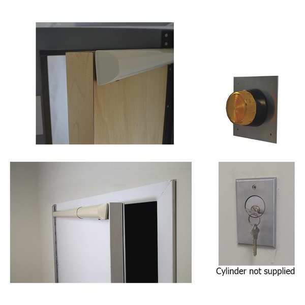Securitech Door Alarm Kit, LHR, For 36" to 42"W Doors LISA-KIT3642-DUAL-LHR