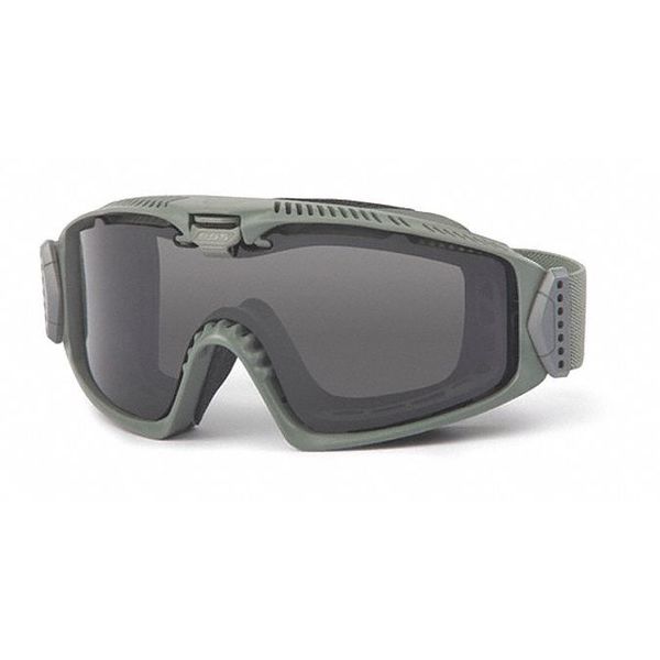 Ess Safety Goggles, Clear, Gray, Smoke Anti-Fog, Scratch-Resistant Lens, Influx Pivot Series EE7018-07