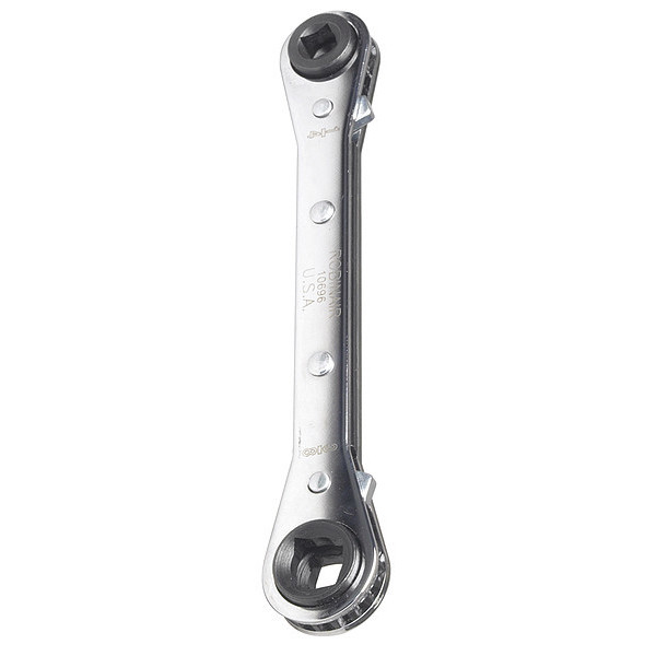 Robinair Ratcheting Wrench, Combination, 8-7/64" L 10696