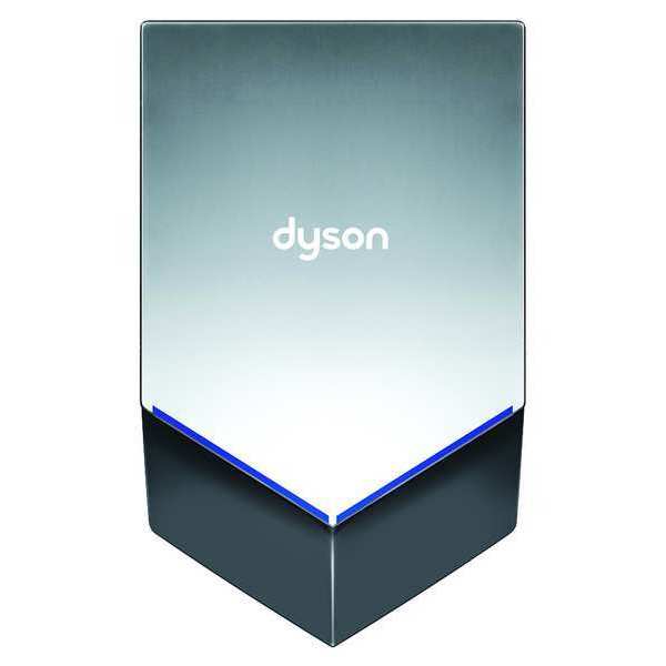 Dyson Antimicrobial, Yes ADA, 110 to 127 VAC, Automatic Hand Dryer HU02