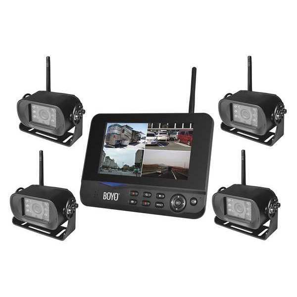 Boyo Rear View Camera System, 180 deg. Angle VTC700RQ4