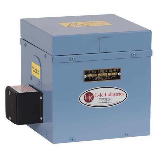 L-K Industries Block Heater, 220V, Cap. 12x12.5mL LAB-H-A220