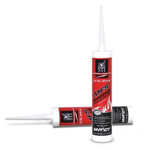 Sti Marine Marine Sealant, 9.5 oz. Size, Red, Tube MFS100