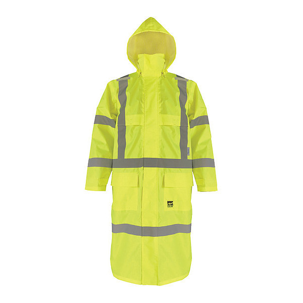 Open Road Safety Long Coat, Hi-Vis, 150D, M D6323LCG-M