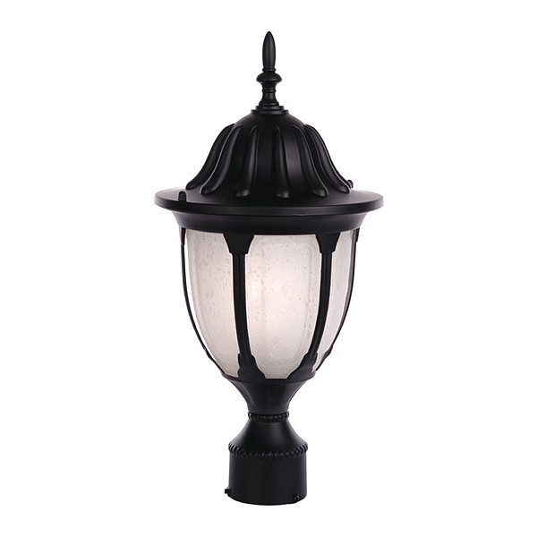 Acclaim Lighting Post 1-Light, Matte Black, Frost Glass 5067BK/FR