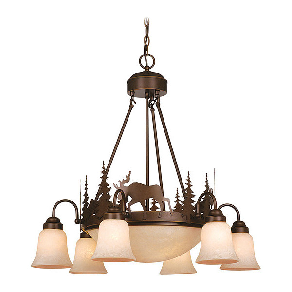 Vaxcel Yellowstone 9L Chandelier Bronze CH55606BBZ