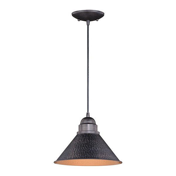 Vaxcel Outland 10in Outdoor Pendant Light Iron T0349