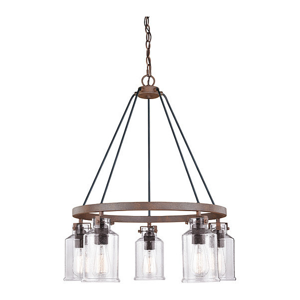 Vaxcel Milone 5L Chandelier Bronze H0198