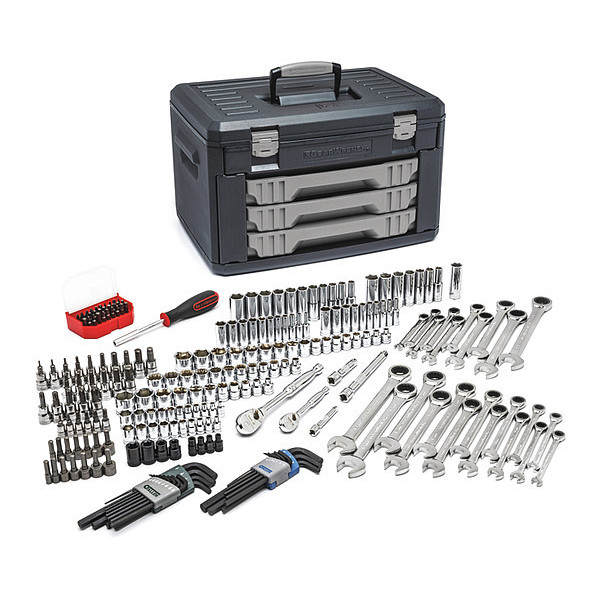 232 Pc. Mechanics Tool Set in 3 Drawer Storage Box