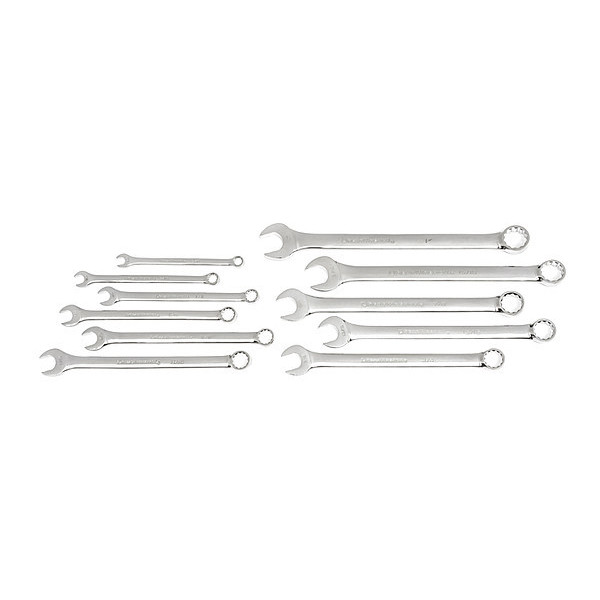 Gearwrench 11 Pc. 12 Point Long Pattern Combination SAE Wrench Set