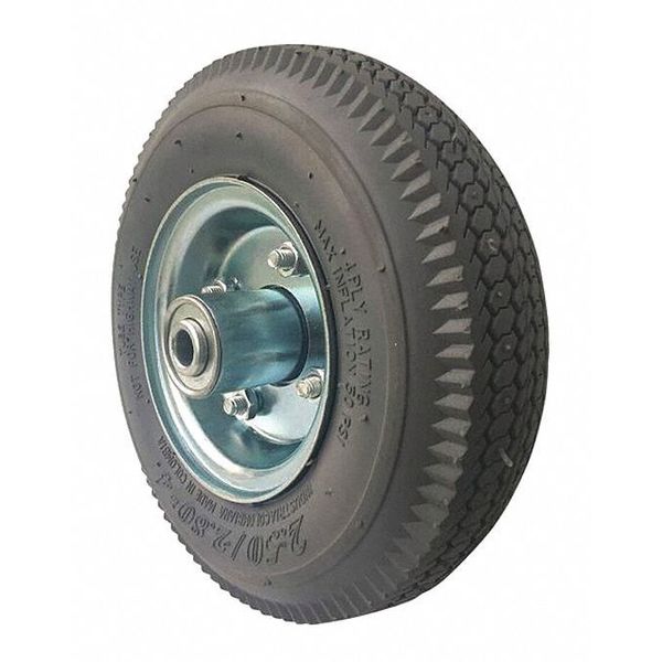 Zoro Select Pneumatic Wheel, Sawtooth, 2-1/2" W 53CM81