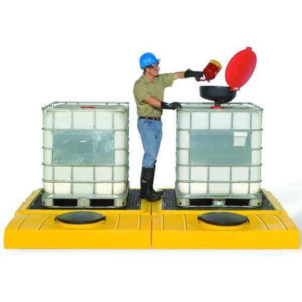 Ultratech IBC Containment Unit, 280 gal Spill Capacity, Polyethylene 1125