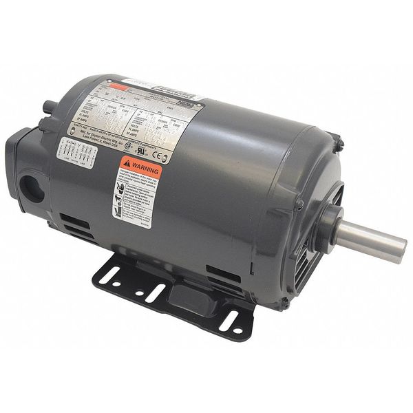 Dayton 3-Phase General Purpose Motor, 3 HP, 143/5T Frame, 208-230/460V AC Voltage, 3,485 Nameplate RPM 53DD29